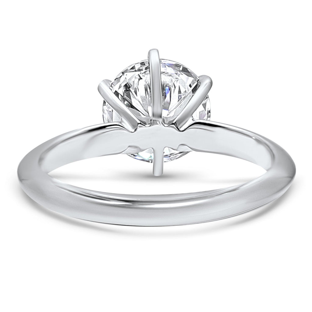 CZ Ring 3 Carat Cubic Zirconia Solitaire Engagement Ring 6 Prong
